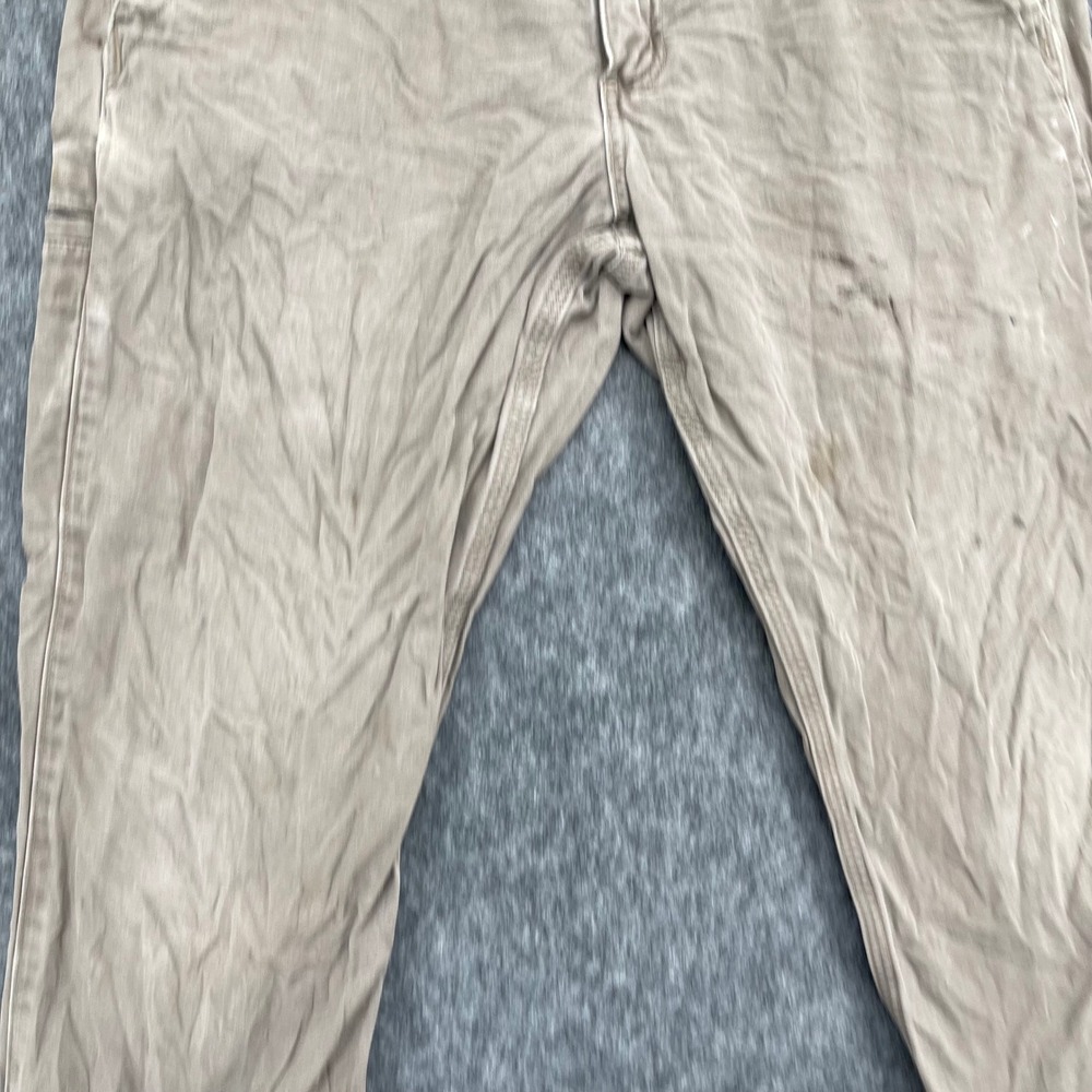 Carhartt Pants Mens 33x30 Canvas Work Pants Straight Leg Distressed Carpenter - Picture 13 of 16